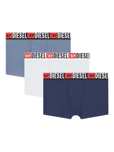 Diesel Umbx-damienthreepack Boxer Briefs In Blue
