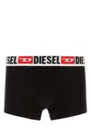 Diesel Set Di Tre Boxer Lunghi Con Elastico In Vita Con Logo All-over