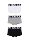 Diesel Logo-waistband Boxers (pack Of Three) In Black