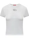 Diesel T-regs-od-q1 Tshirtr In Bianco