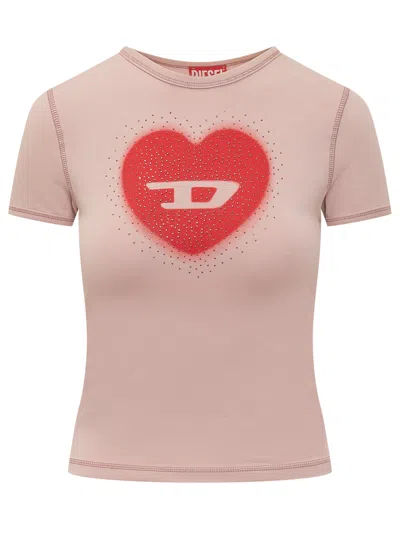 Diesel Uncuties Mini Sleeveless T-shirt In Rosa