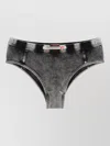 Diesel Underwear Set Contrast Stitching Elasticated Waistband In Black