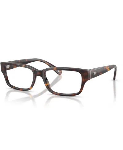 Diesel Unisex Optical Eyeglasses, Dl4002 In Brown