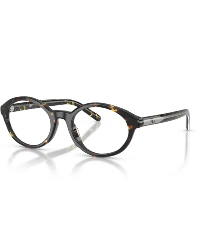 Diesel Unisex Oval Eyeglasses, Dl4015u In Yellow