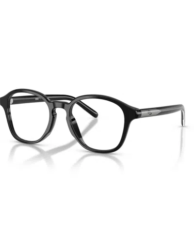 Diesel Unisex Phantos Eyeglasses, Dl4025u In Black