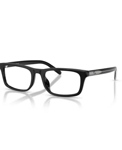 Diesel Unisex Rectangle Eyeglasses, Dl4017u In Black