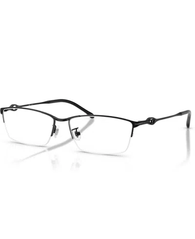 Diesel Unisex Rectangle Eyeglasses, Dl5011d In Black