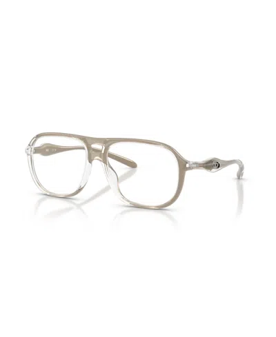 Diesel Unisex Round Eyeglasses, Dl6008u In Red