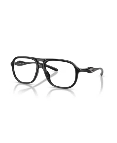 Diesel Unisex Round Eyeglasses, Dl6008u In Black