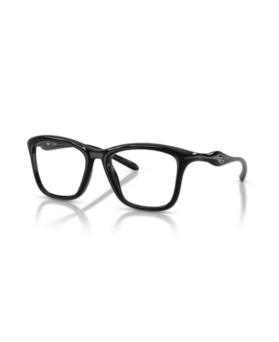 Diesel Unisex Square Eyeglasses, Dl6004u In Black
