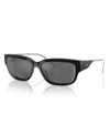 Diesel Unisex Sunglass Dl2002mu In Shiny Black