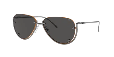 Diesel Unisex Sunglass Dl1003 In Dark Grey