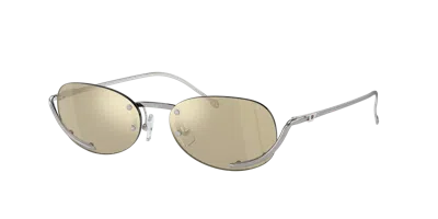 Diesel Unisex Sunglass Dl1004 In Yellow Mirror Intern Blue