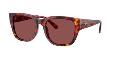 Diesel Unisex Sunglass Dl2005 In Dark Violet,red