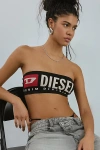 Diesel Usfb-melanie Bandeau Bra Top In Black, Women's At Urban Outfitters In Black