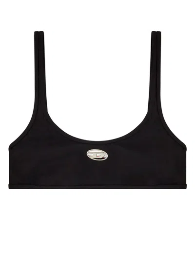 Diesel Ut-bra-top-utlt Bikini Top In Black