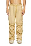 Diesel P-daily Layered Drawstring Trousers In Neutral