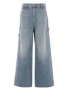 Diesel Utility-pocket Cotton Jeans In Blue