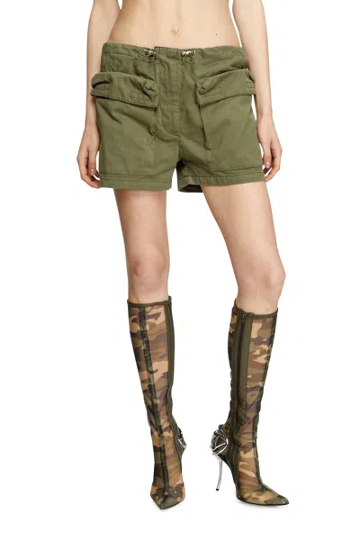 Diesel Utility Shorts In Green