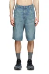 Diesel Utility-style Denim Shorts In Blue
