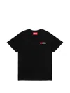 Diesel Kids' Utrim T-shirt In Black