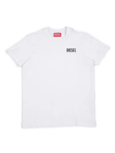 Diesel Kids' Uw T-shirt In White