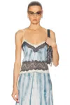 Diesel V-neck Camisole Top In Blue