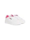Diesel Vaneela Leather Sneakers In White