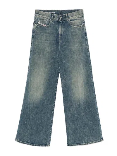 Diesel Vaqueros Rectos - Azul