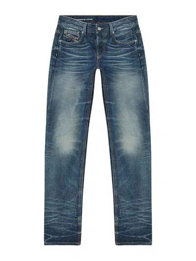 Diesel Vaqueros Rectos - Azul