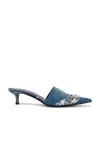 Diesel D-venus Kittie B Kitten Heels In Blue