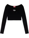Diesel T-shirt M-vera-ls In Black