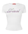 Diesel Versatile Cropped T-shirt In White