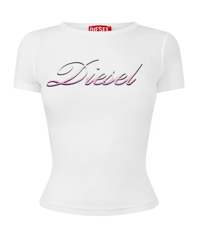 Diesel Versatile Cropped T-shirt In White