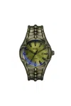 Diesel Men's Vert Quartz Three-hand Date Green Stainless Steel 45mm In Green