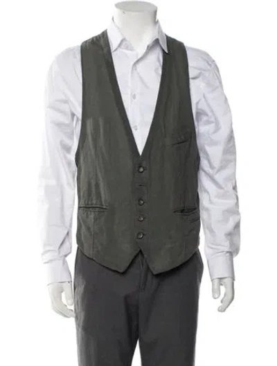 Pre-owned Diesel Vest In Green