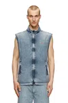 Shop Diesel Vest In Recycled Nylon Taslan