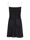 Diesel D-minty Mini Dress In Black