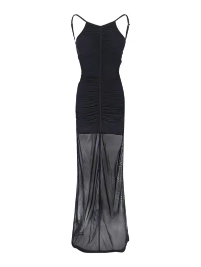 Diesel Maxi Dress In Black