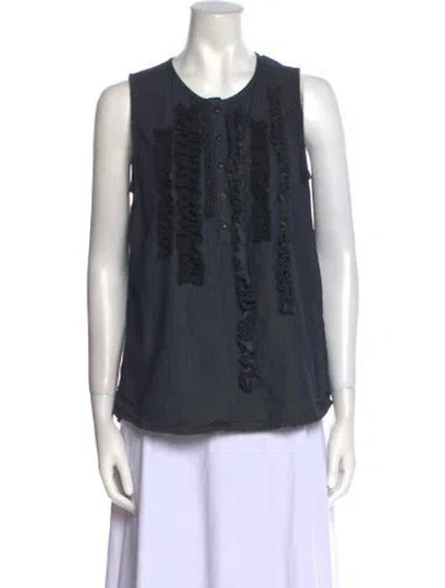 Pre-owned Diesel Vintage 2000's Top In Blue