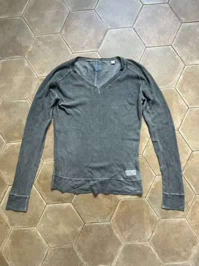 Pre-owned Diesel Vintage  Sweater Pullover Long Sleeve In Grey