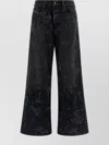 Diesel Vintage Inspired D-sire Denim Trousers In Black