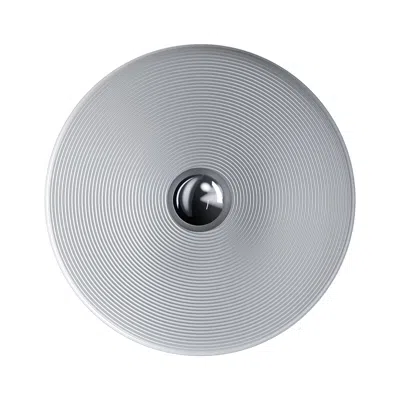 Pre-owned Diesel Vinyl Large Wall Light In Black With Silver Diffuser By  Living