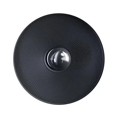 Pre-owned Diesel Vinyl Small Wall Light In Black With Deep Black Diffuser By  Living