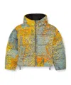 Diesel W-bogaert Padded Jacket In Multicolor