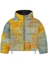 Diesel W-bogaert Padded Jacket In Multicolour