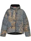 Diesel W-bogaert Puffer Jacket In Blue