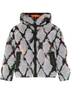 Diesel W-dom Padded Jacket In Grey