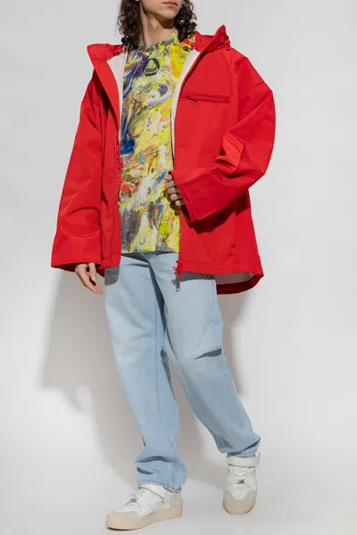 Diesel ‘w-hennes' Jacket In Red