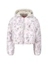 Diesel W-inner-r1 Short Down Jacket In White